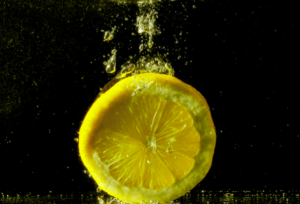 A lemon slice.